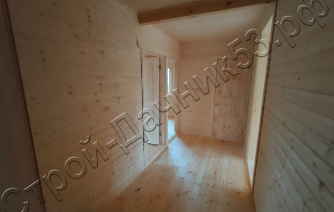 4 Каркасно-щитовой дом  Д-23, 9х9м, 81  М², Калужская область, Боровский район, СНТ «Свобода-66». (2)